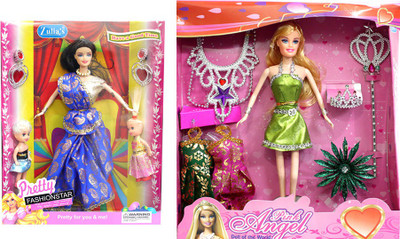 

Amaya Pretty Fashion Doll384 Set Of 2(Multicolor)