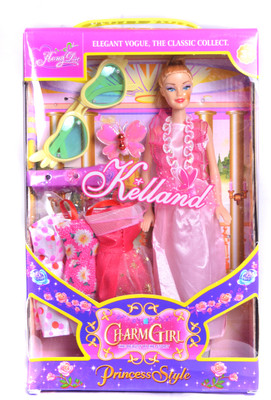 

Peekaboo Charm Princess Doll(Multicolor)