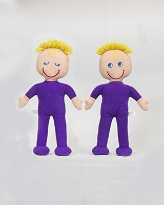 

Kane Marketing LLC Double Love Brand Of Cute Cloth Ragfor Children These Old(Purple)
