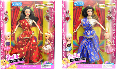 

Amaya Pretty Fashion Doll307 Set Of 2(Multicolor)