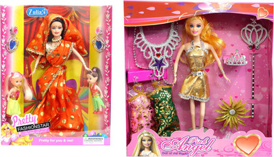 

Amaya Pretty Fashion Doll303 Set Of 2(Multicolor)