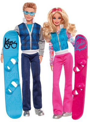

Barbie Exclusive I Can Be Playset Snowboarder Set(Multicolor)