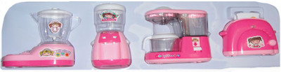 Shree Krishna Doll Household Equipments(Pink)
