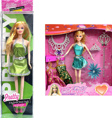 

Amaya Pretty Fashion Doll152 Set Of 2(Multicolor)