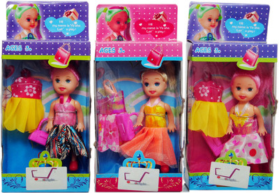 

Origin Doll Set Of 3(Multicolor)