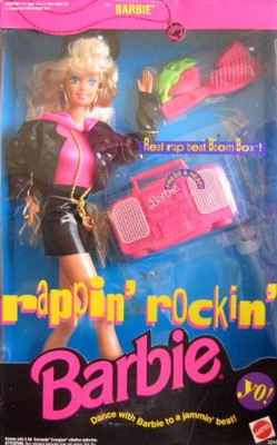 

Barbie Rappin' Rockin' W Working Boom Box (1991)(Multicolor)