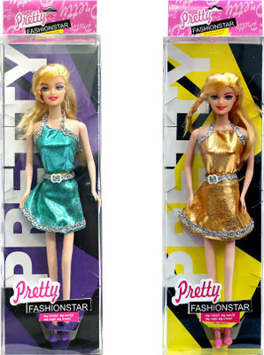 

Amaya Pretty Fashion Doll97 SET of 2(Multicolor)