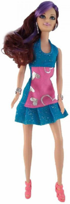 

HR Beenle Star Girl Barbie doll(Pink, Blue)