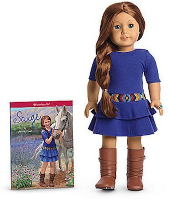 

American Girl Of 2013 Saige & Paperback Book(Blue)