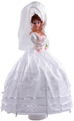 

Cp Bigbasket Beautifull Musical Umbrella Doll - white- 24 inch toy for kids(White)
