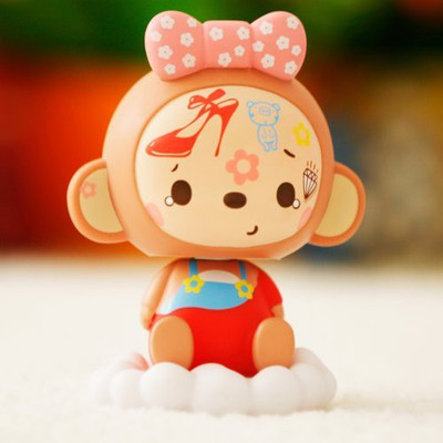 

Mokyo Cute Dancing Ba Monkey (Doodle Coco)(Multicolor)