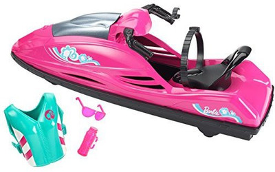 

Barbie On The Go Jetski Accessories(Pink)