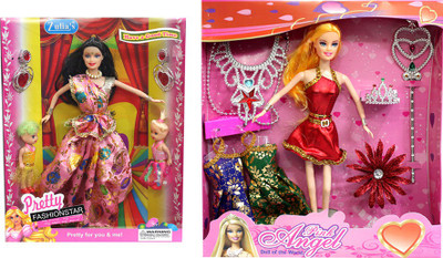 

Amaya Pretty Fashion Doll276 Set Of 2(Multicolor)