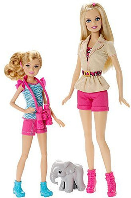 

Barbie Sisters Safari Fun And Stacie 2Pack(Multicolor)