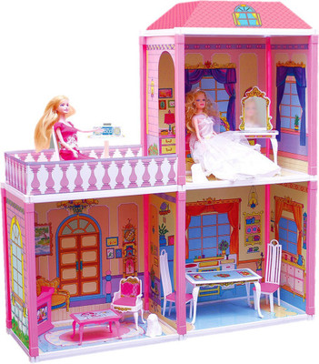 

GLOBAL TOYS DOLL HOUSE 110 PCS(Pink)
