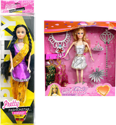 

Amaya Pretty Fashion Doll90 Set Of 2(Multicolor)