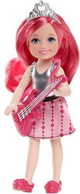 

Barbie in Rock 'N Royals Pink Princess Chelsea Doll(Multicolor)