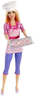 

Barbie Careers Cookie Chef Fashion Doll(Multicolor)