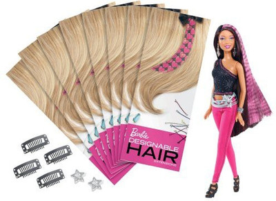 

Barbie designable hair extensions african american(Multicolor)
