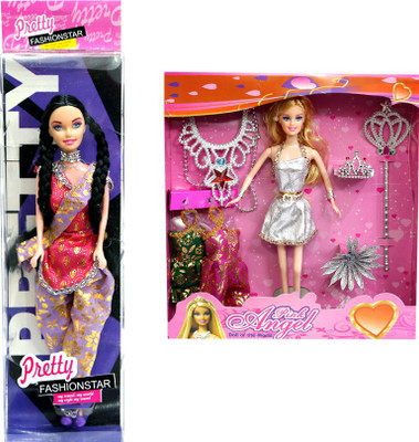 

Amaya Pretty Fashion Doll28 Set Of 2(Multicolor)