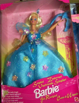 Mattel Songbird Barbie Doll(Blue)