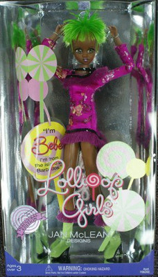 

Jan McLean Bebe From Barbados Lollipop Girl Designs(Multicolor)