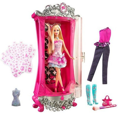 

Barbie A Fashion Fairytale Glitterizer Playset(Multicolor)