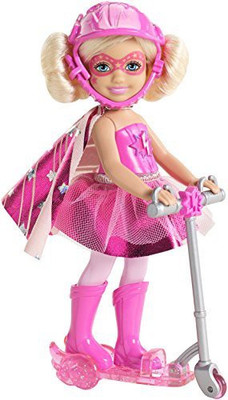 Barbie In Princess Power Chelsea And Scooter Pink(Pink)