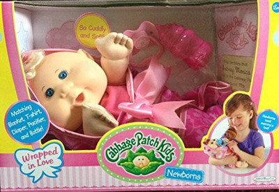 

Cabbage Patch Kids Newborn Ba (Caucasian /Blonde Hair/Blue Eyes)(Pink)