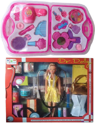 

New Pinch combo of Dr.Dolly Doll First Aid Kit & fashion beauty set(Multicolor)