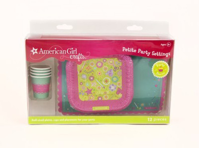 

American Girl Crafts Size Plates Cups And Placemats(Multicolor)