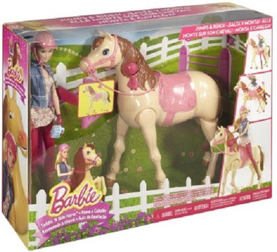 

Barbie Saddle'N Ride Horse(Multicolor)