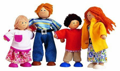 

Plan Toys Modern Doll Family #7142(Multicolor)