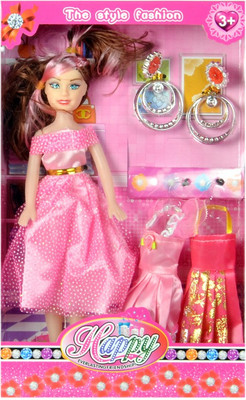 

Deep Barbie Fashion Doll with Earings(Multicolor)