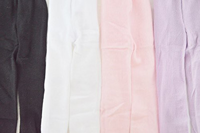 

DollsHobbiesNMore Pink Purple White Black Tights For American Girl(Multicolor)