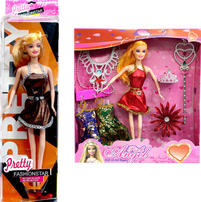 

Amaya Pretty Fashion Doll252 Set Of 2(Multicolor)