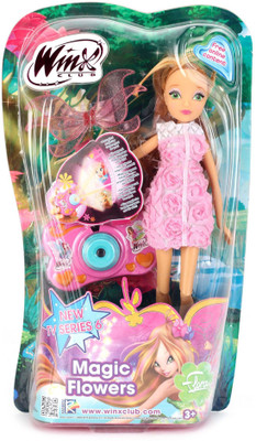 Funskool WINX CLUB MAGIC FLOWERS FLORA(Pink)