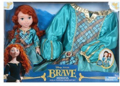 

Tollytots Limited Disney Princess Merida & Toddler Dress Gift Set(Multicolor)