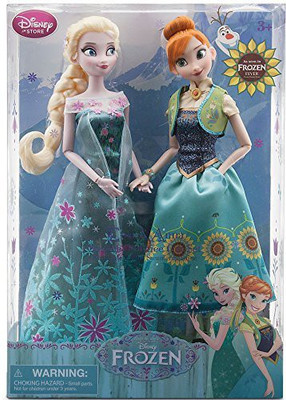 

Disney Frozen Fever Anna And Elsasummer Solstice Gift Set 12''(Multicolor)