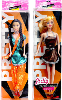 

Amaya SET OF 2 Pretty Fashion Doll 3(Multicolor)