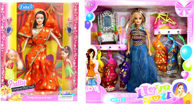 

Amaya Pretty Fashion Doll295 Set Of 2(Multicolor)