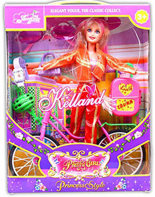 

Turban Toys Beautiful kids Kelland Princess Doll with Trendy Dress(Multicolor)
