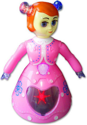 

Italish Dancing Princess Girl 3D Musical Lights toy (Pink)(Pink)
