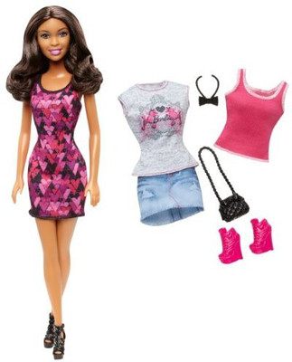 

Barbie African-American Doll and Fashion Giftset(Multicolor)