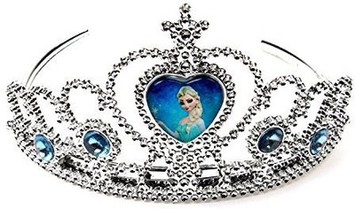 

Gift World Elsa and Anna Crown Tiara and Wand Set(Multicolor)