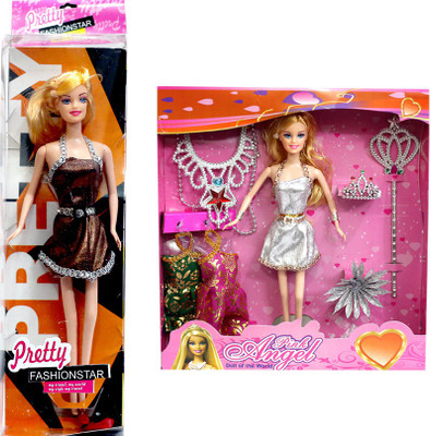 

Amaya Pretty Fashion Doll254 Set Of 2(Multicolor)