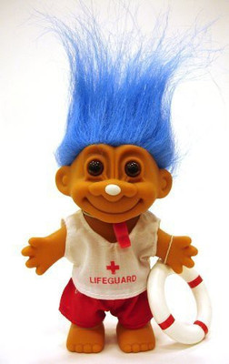 

Russ Berrie My Lucky Lifeguard Troll (Blue Hair)(Multicolor)