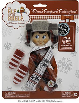 

The Elf on the Shelf Polar Pattern Set(Pink)