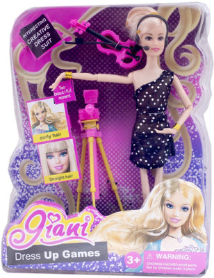 

Tickles Fashion Photographer Doll(Pink, Black)