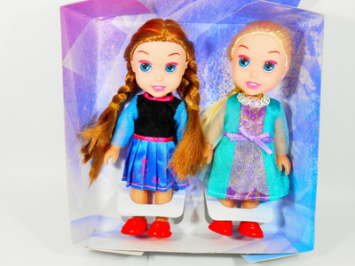 

Royle Katoch Frozen Mini CUTE Elsa & Mini Anna(Multicolor)